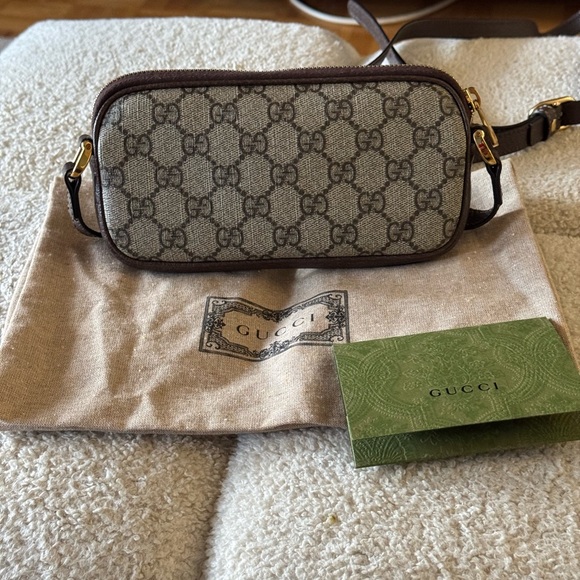 Gucci mini Ophidia two way bag  bag GG supreme canvas and leather material - Picture 12 of 13